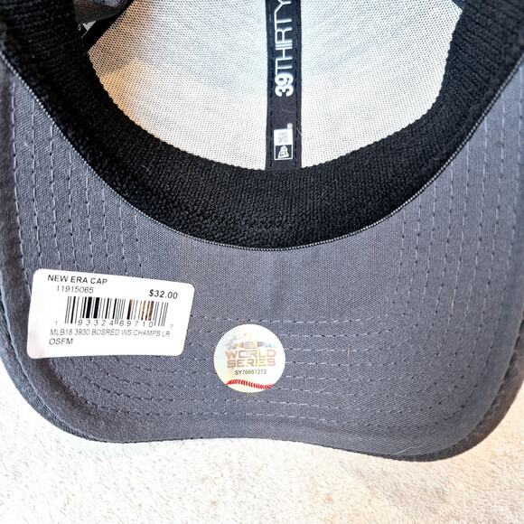 Boston Red Sox New Era 39Thirty 2018 World Series Champs Cap Hat OSFM - Picture 7 of 11